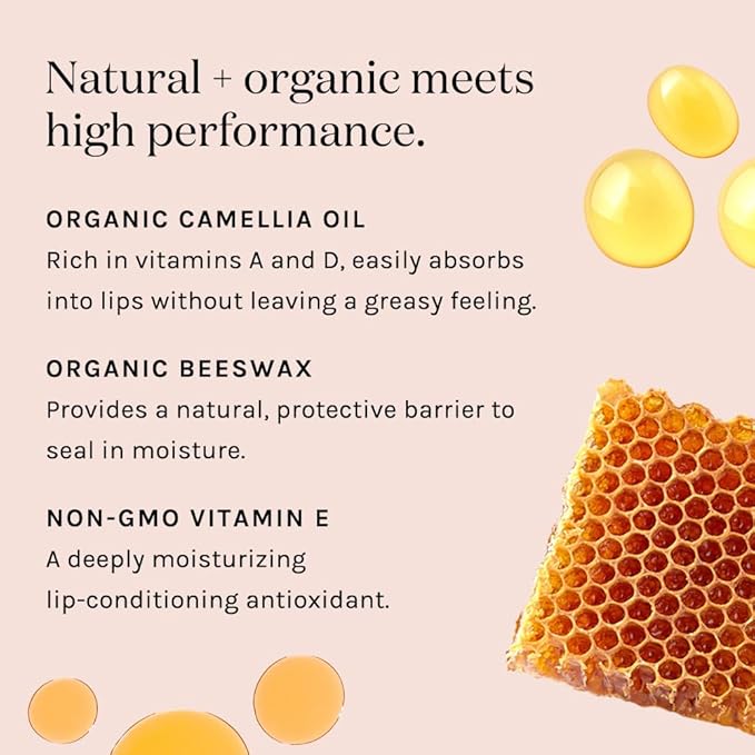 Kari Gran Lip Whip | Moisturizing Lip Balm with Organic Oils | Glossy Sheen + Peppermint | Rich Buttery Texture, Hydrates & Protects | Non-GMO, Organic Ingredients, Made in USA (Tinted Peppermint)