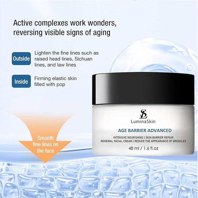 Age Barrier Advanced Cream - Fix & Renewal Facial Cream - Hydrating Face Moisturizer, Anti Aging & Skin Barrier Repair Face Cream