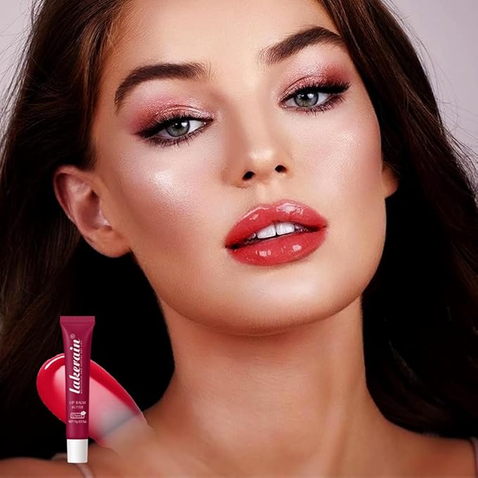 Summer Special Lip Butter Balm - Ultra-Hydrating, Nourishing Lip Care with Natural Ingredients, Shea Butter & Olive Oil, Soothes & Softens Dry Lips (#5 Cherry, 1)