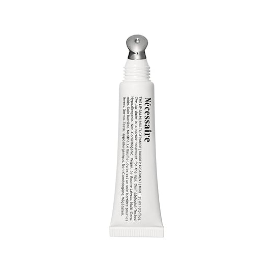 Nécessaire The Lip Balm | Hydrating Lip Balm for Women and Men, Clear, Mint, Multi-Ceramide, Treatment Balm | Instant Relief for Dry, Chapped Lips | Cooling Hypoallergenic Tip | Non-Sticky (0.5 fl oz)
