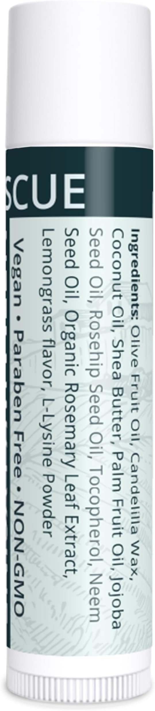 Zatural Neem Lip Rescue with L-Lysine (3) Lip Balm for Super Dry Lips