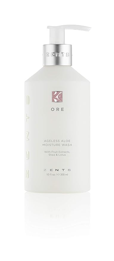 Zents Hand & Body Wash (Ore Fragrance) | Hydrating Anti-Aging Cleanser with Organic Shea Butter & Aloe for Dry Skin | Gentle & Nourishing | 10 fl oz