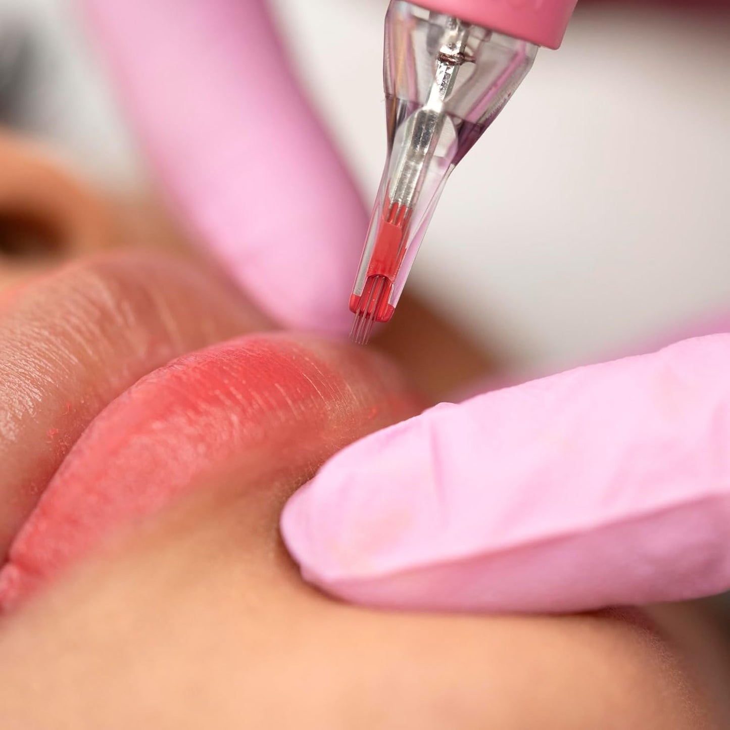 Tina Davies PIXL Cartridge, 7-Curved Magnum Long Taper Cartridge for Eyebrows, Lips, Eyelids, and Areolas .25mm 7CMLT, Pack of 10