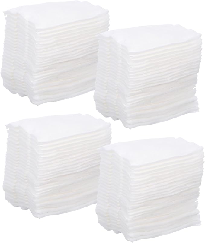 STOBAZA 220pcs Thick Double-Sided Facial Cotton Pads with Storage Bag Skin-Friendly Makeup Remover Pads for Women Soft Cosmetic for Toner Cleansing and Makeup Removal