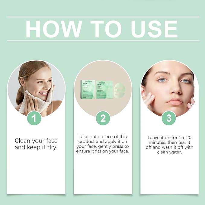 YIKESHU Retinol Collagen Face Mask – Korean Tightening Hydrogel Overnight Mask, Deep Moisturizing & Elasticity Boost, Long-Lasting Hydration & Brightening Skin (Retinol Collagen Face Mask)