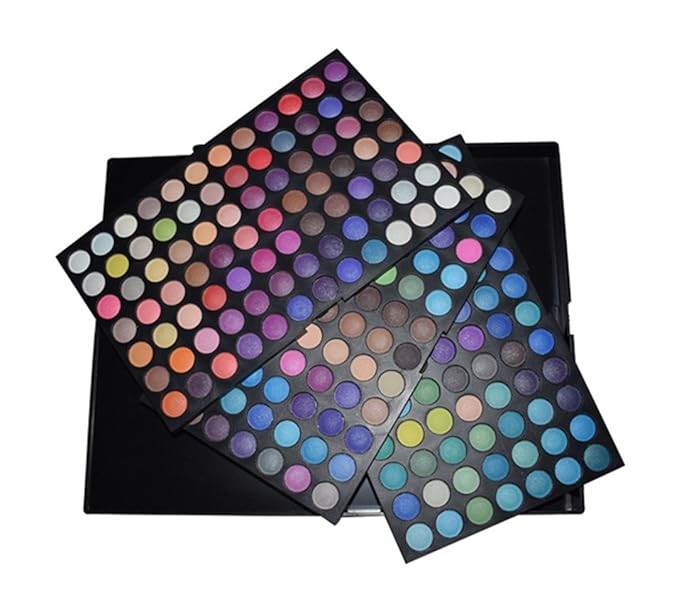 Pro 252 Colors Eyeshadow Makeup Palette Cosmetic Contouring Kit Holiday Makeup Gift Set | Full Makeup Kit for Women Essential Starter Bundle- Ideal for Professional and Daily Use