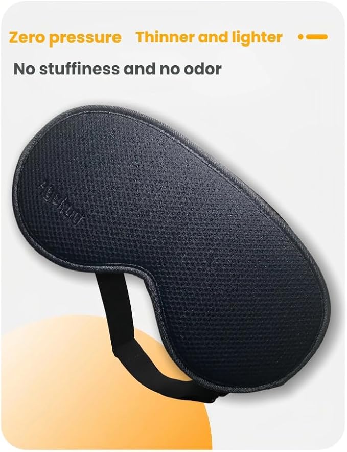 Sleep mask,100% Light Blocking Eye mask,Superior Materials to Silk,Travel Essentials,Sleeping mask,Eye mask for Sleeping - B-2-202508011518