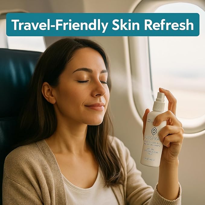 JusSpray™ Hypochlorous Acid (HOCl) Spray – Doctor Approved Skin Defense Mist 4 oz – Face & Body Toner for Sensitive, Acne & Eczema-Prone Skin, Redness Relief & Piercing Aftercare