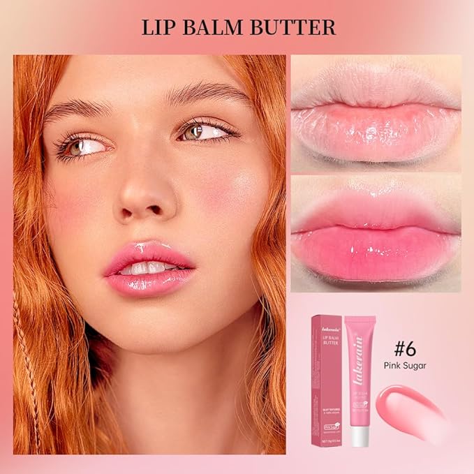 Summer Special Lip Butter Balm - Ultra-Hydrating, Nourishing Lip Care with Natural Ingredients, Shea Butter & Olive Oil, Soothes & Softens Dry Lips (4PCS Lip Balm Butter, 4)