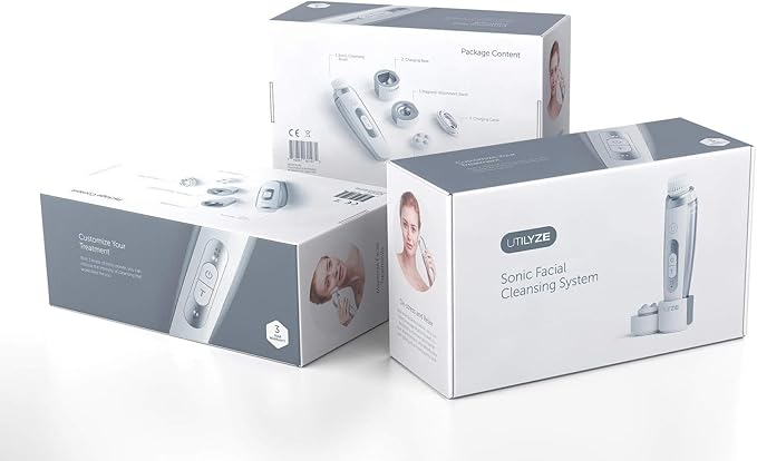 Radiant Pro - Smart Sonic Facial Cleansing Brush & Face Massage Device, Rechargeable & Waterproof Electric Face Scrubber Brush for Men & Women, Premium Face Exfoliator Scrubber