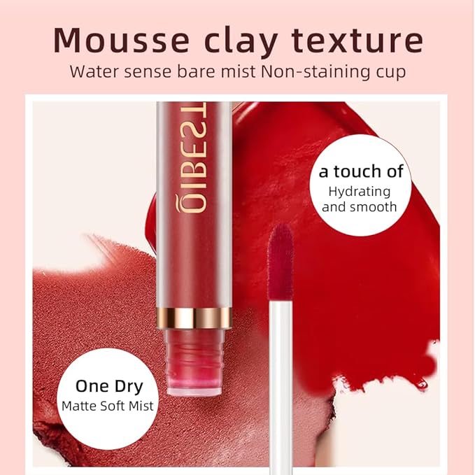 BestLand 12Pcs Matte Lipstick Lip Makeup Kit, Velvety Liquid Lipstick Waterproof Long Lasting Durable Nude Zodiac Signs Lip Gloss Beauty Cosmetics Gift Box Makeup Set Kit (12 Piece Set)