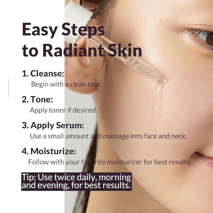 HERITAGE CONCENTRATE CALMING SERUM 1.01 fl. oz (30ml), Vegan Korean Skincare for Sensitive Skin, Natural Ingredients, Improves Skin Barrier and Hydrates