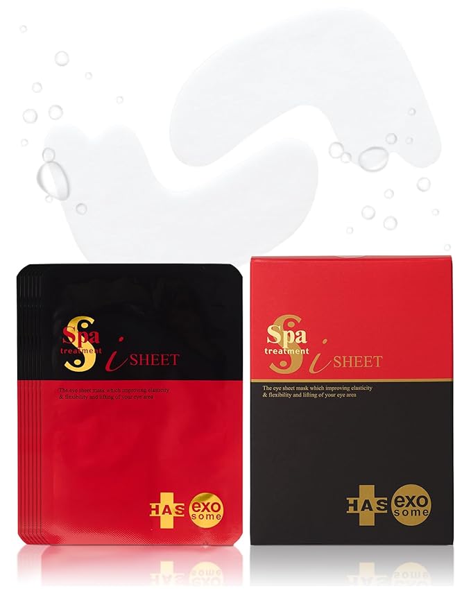 Spa Treatment HAS Stretch iSheet exo Japanese, Under Eye Patches for Puffy Eyes and Dark Circles, Eye Mask, Under Eye Masks, Wrinkles, Eyebag, Eye Masks for Dark Circles and Puffiness (7 Pairs)