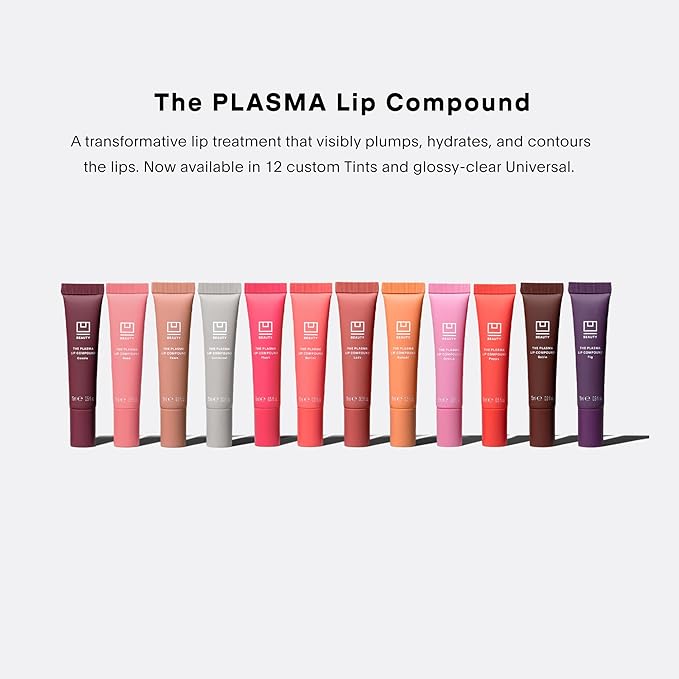 U Beauty The PLASMA Tinted Lip Compound - Anti-Aging & Anti-Wrinkle Lip Gloss, Hyaluronic Acid, Shea Butter & Peptides for Hydration & Plumping, Orchid - 15 mL