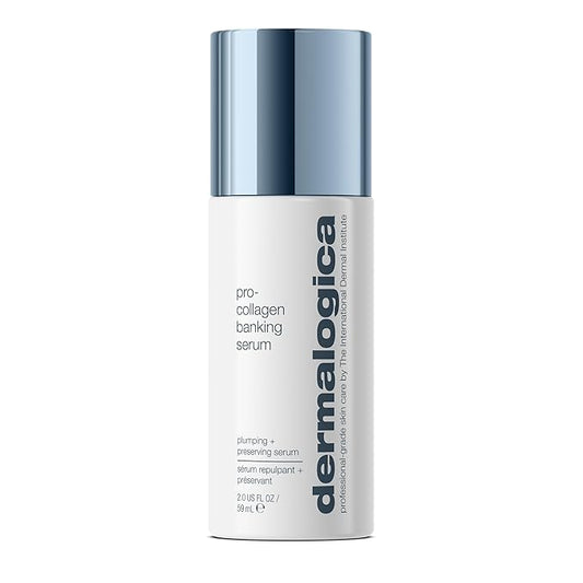 Dermalogica Pro Collagen Banking Serum for Face, Plumping and Preserving Skin's Collagen, Prevent Wrinkles and Fine Lines with Amino Acid, 2 fl oz