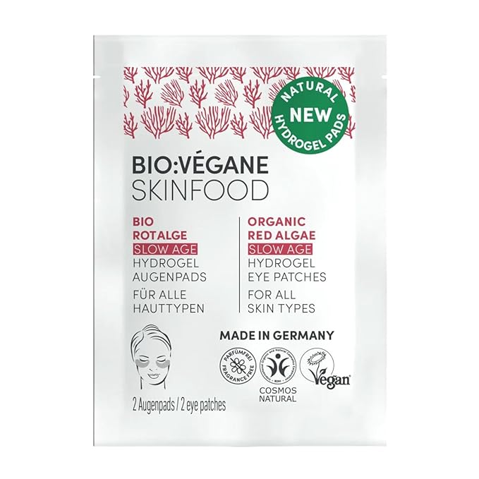 SKINFOOD Organic Red Algae Slow Age Hydrogel Eye Patches For All Skin Types (3 Pack)