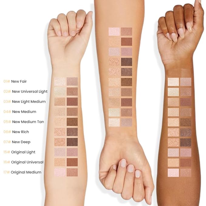 evpct 2in1 Face Shaping & Contouring Stick Cream Contour Concealer Bronzer Stick Makeup Kit for Face Highlighter Makeup Stick contorno maquillaje de maquillaje, ORIGINAL Light + ORIGINAL Universal