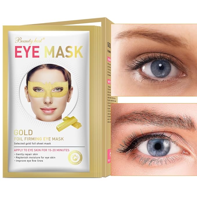 Generic 24 K Gold Eye Mask Puffy Eyes and Dark Circles Treatment Relieve Pressure and Reduce Wrinkles, Revitalize and Refresh Your Skin