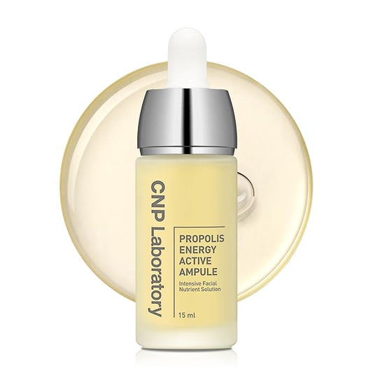 CNP Honey Glow Serum - Hyaluronic Acid & Propolis for Hydrating, Anti-Aging, Centella Soothing Serum, for Sensitive Skin, Korean Skin Care (0.5 fl. oz)