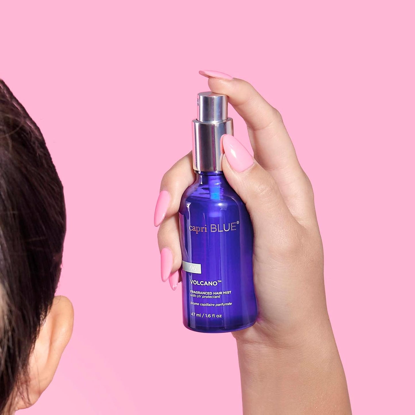 Capri Blue Volcano Fragranced Hair Mist - Hair Care Products for Women or Men - Shine Spray For Hair - Hair Perfume Formulated with Green Tea Extract & Rice Bran Oil (1.6 fl oz)