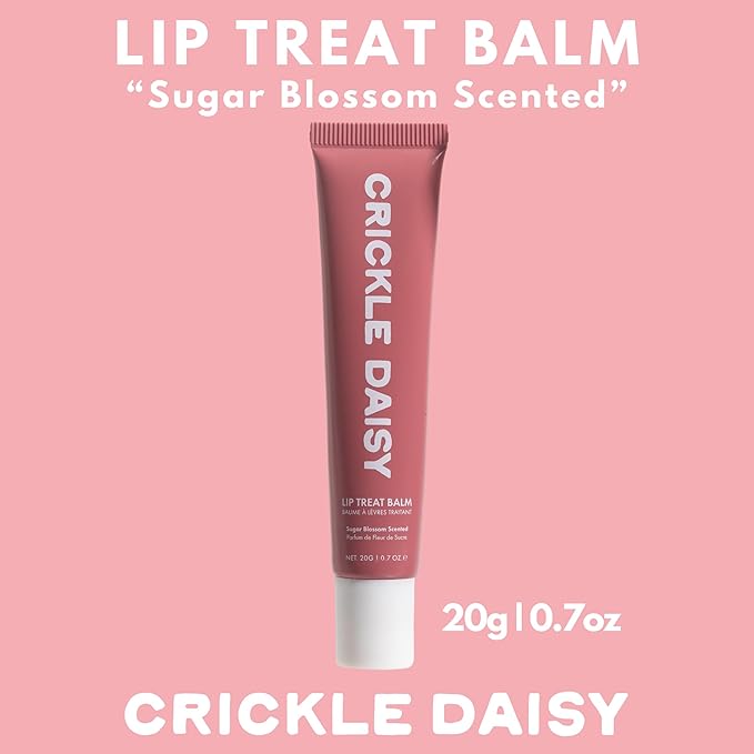 Lip Treat Balm - Hydrating & Nourishing Lip Balm with Avocado, Olive, and Coconut Oils - Softening Lip Moisturizer & Protection for Very Dry Lips - Sugar Blossom Scented, 0.7oz