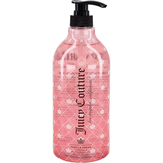 Juicy Couture Body Wash - Vanilla Dream Scented Foaming Body Soap Aromatherapy 33.8 Fl Oz Large Size