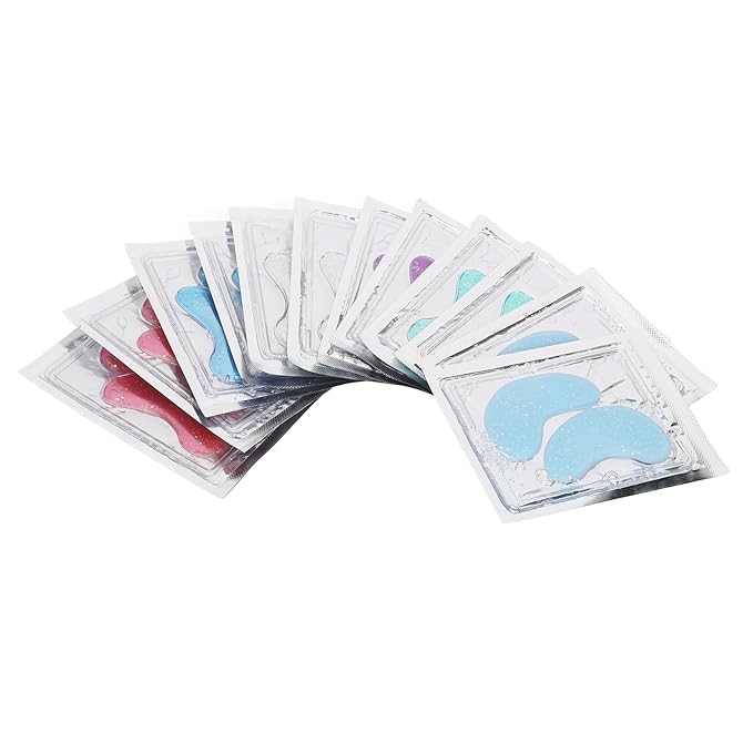 8 Pack Reusable Ice Gel Eye Pad for Puffy Eyes, Hot Cold Eye Mask, Deep Hydration and Anti Aging Effects