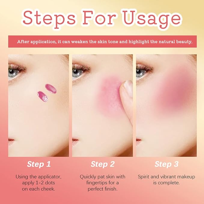 Velvet Liquid Blush, Natural Matte Finish Looking, Dewy Cheek Tint, Soft Cream Face Blush,Moisturizing Lightweight Blendable Feel,Long-Lasting 0.25 oz/7.5ml - 02#