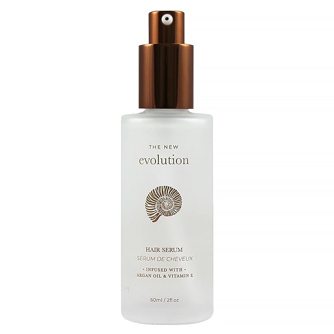 HerStyler Hair Serum - Argan Oil, Vitamin E, and Aloe Vera for Repair, Anti-Frizz for All Hair Textures, Nourishing for Enhanced Shine, Non-Greasy, Suitable for Color Treated Hair