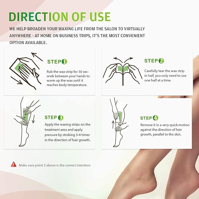 Wax Strips for Hair Removal: 80 Waxing Strips - Hair Removal Wax - Brazilian Wax Kit for Women - At Home Waxing Kit for Women - Body Legs Arms Chest Back Bikini - Bikini Hair Removal - 3 Sizes
