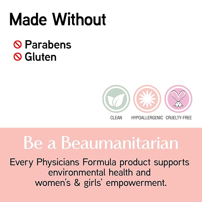 Physicians Formula Murumuru Butter Bronzer, Moisturizing, Nourishing Murumuru Butter for Silky Glow, Dermatologist Tested, Hypoallergenic, Vegan & Cruelty-Free - Brazilian Glow