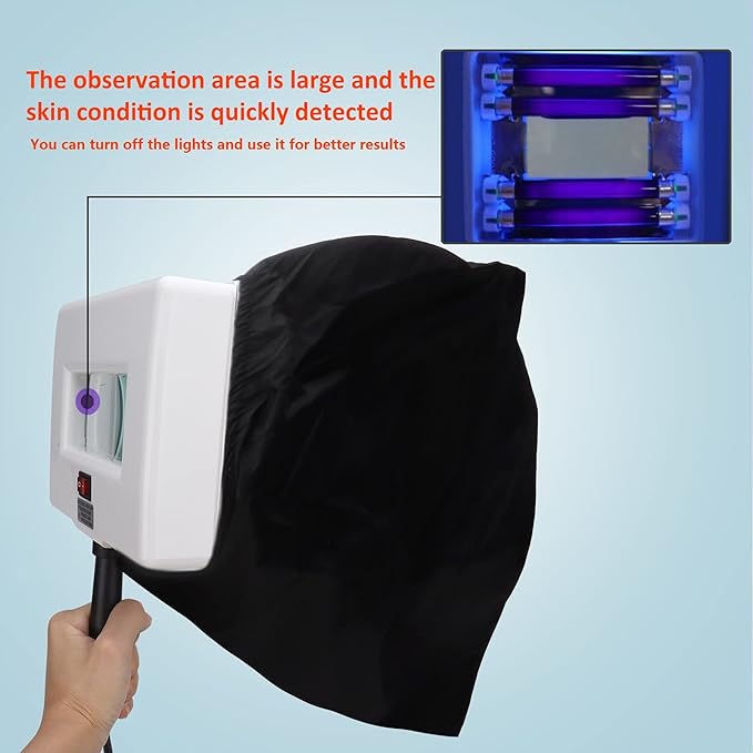 Beauty Star Woods Lamp Skin Analyzer, Professional Esthetician Supplies, Portable SPA Beauty Skin Care Tool