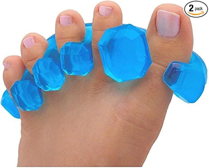 YogaToes GEMS: Gel Toe Stretcher & Separator - America’s Choice for Fighting Bunions, Hammer Toes (Small fits Shoe Sizes W: 7 and Over/M: 7 and Over) Sold as Pair