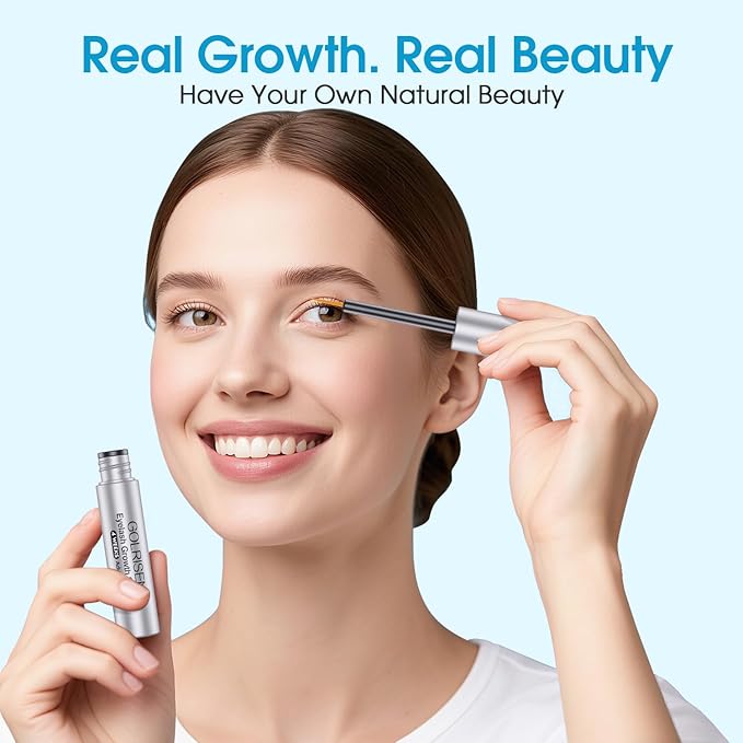 Eyelash Growth Serum, Advanced Lash Serum For Eyelash Growth with Myristoyl Pentapeptide-4 Lash Enhancing Serums For Thicker, Longer Lashes (4ml)