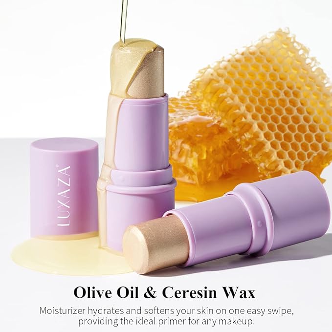 2Pcs Cream Blush Highlighter Makeup Stick Makeup Set for Girls and Women #T Cherry Blush