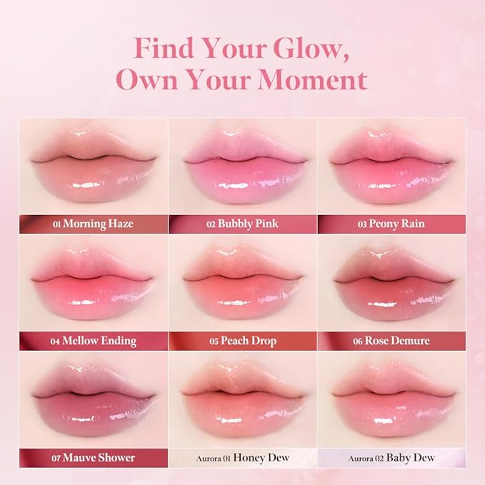 MILKTOUCH Dew Stain Sheer Lip Gloss (06 Rose Demure, 0.14 Fl Oz (Pack of 1))