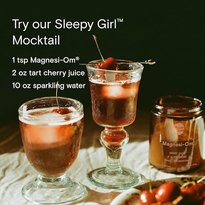 Moon Juice Magnesi-Om Magnesium Powder Supplement - Chelated Magnesium Complex + L-Theanine Blend for Rest, Relaxation & Regularity - Vegan, Non-GMO & No Sugar, Unflavored, 3.9 oz, 30 Sevings