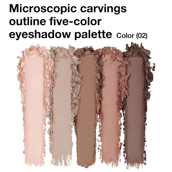 5 Colors Matte Nude Eyeshadow Makeup Palette, Nude Pink Brown Taupe Neutral Matte Smokey Cream Mini Eye Shadow Palette Makeup for Older Women Blue Green Eyes, Contour Make up Palettes sombras de ojos