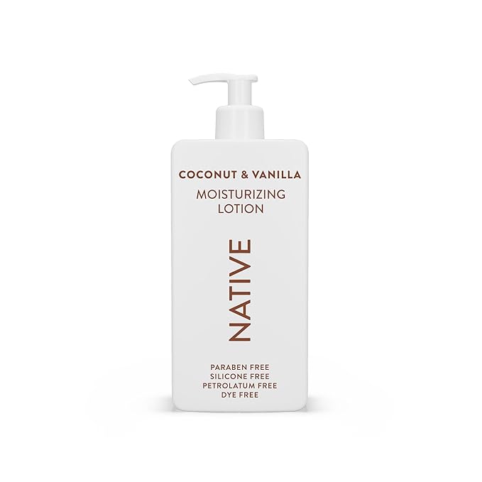 Native Body Lotion Contains Naturally Derived Plant-Based Moisturizers for Women and Men | Restores Dry Skin, Coconut & Vanilla, 16.5 fl oz