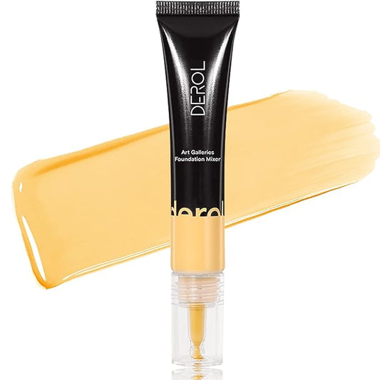 Yellow Foundation Mixing Pigment for Adjusting Shade and Color Corrector, Blends Easily With Foundation, Yellow Color Corrector for Adjusting Foundation from Pink to Yellow (03# Yellow)