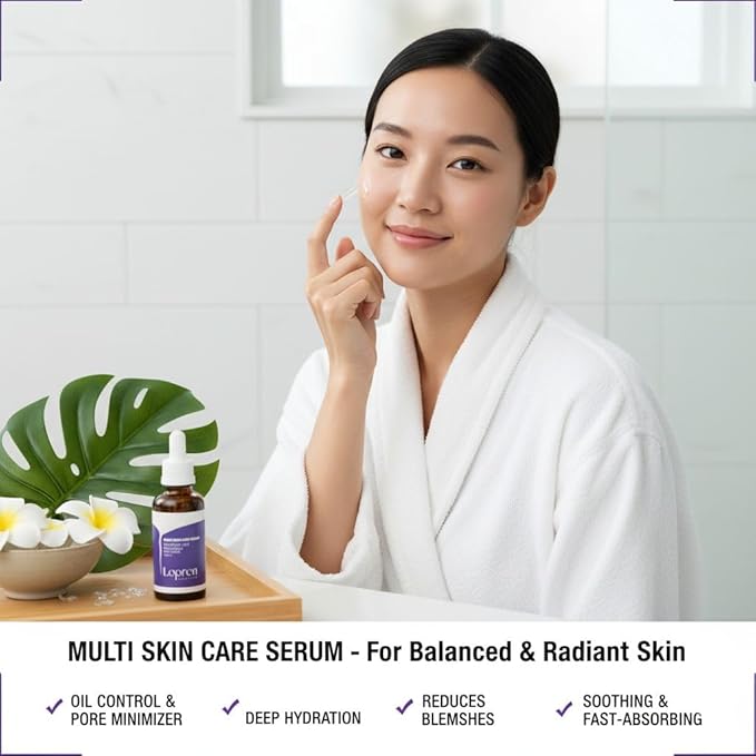 Niacinamide & Hyaluronic Acid Serum – Oil Control, Pore Minimizer, Acne & Blemish Treatment, Hydrating Face Serum for Balanced & Radiant Skin, 1 Fl Oz