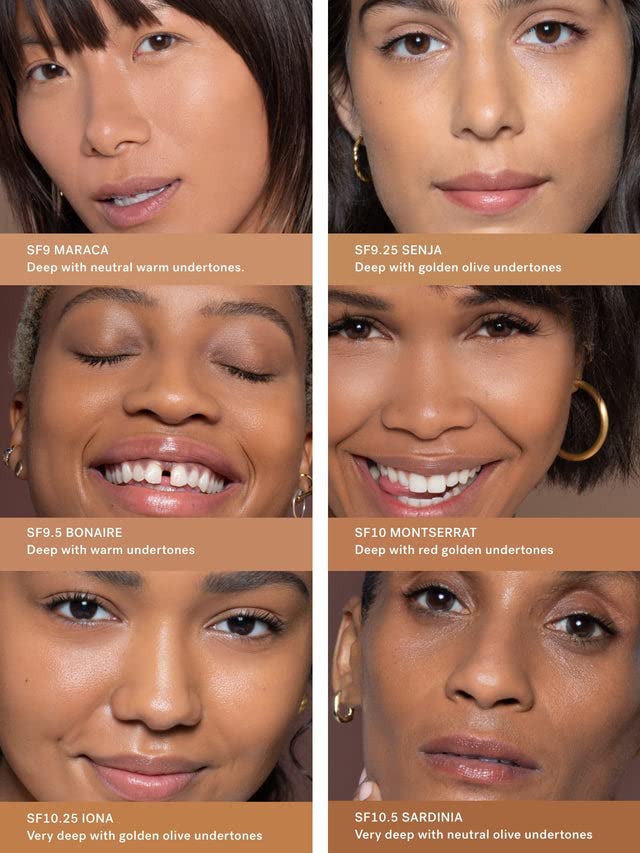 ILIA - True Skin Serum Foundation | Non-comedogenic, Cruelty-Free, Vegan, Weightless Feel, Buildable Coverage, Safe For Sensitive Skin (Iona SF10.25)