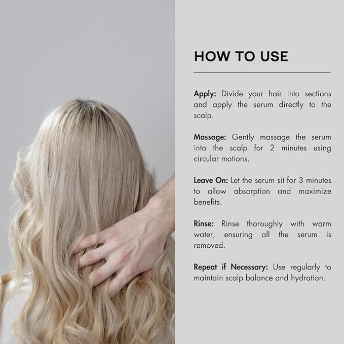 PREVIA Calming Serum | Extra Life - The Virtuous Scalp Ritual | Soothing Sensitive Scalps | Anti-Aging with Arnica Chamomile, Calendula & Aloe | Vegan, Cruelty-Free & Sulfate-Free | 1.69 oz