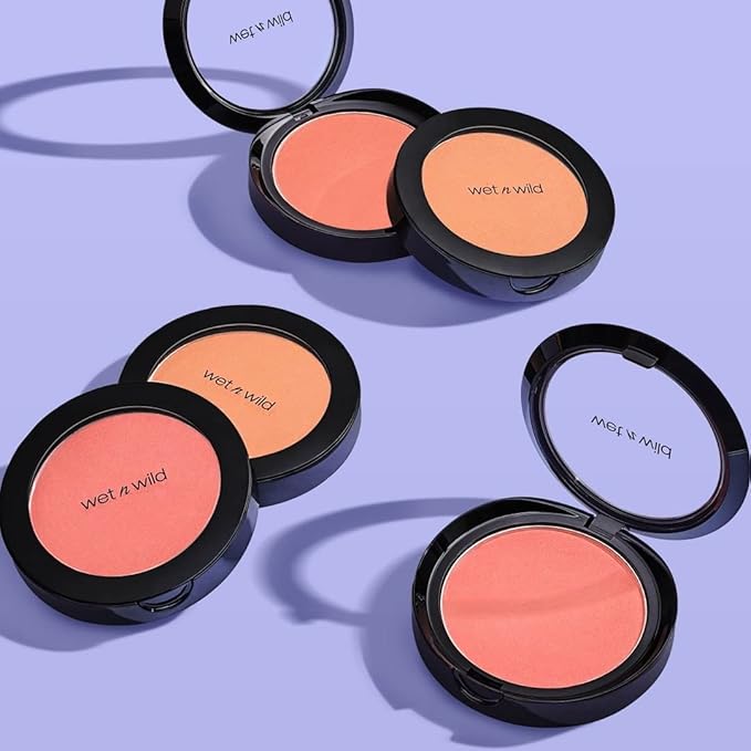 wet n wild Color Icon Blush, Effortless Glow & Seamless Blend infused with Luxuriously Smooth Jojoba Oil, Sheer Finish with a Matte Natural Glow, Cruelty-Free & Vegan - Nudist Society(Packaged)