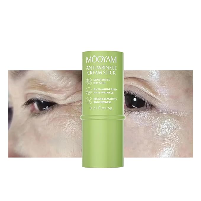 Retinol Eye Stick Anti Aging Eye Cream For Dark Circles and Puffiness, Fade Fine Lines and Firm Skin, Under Eye Balm Glow, Brightening Stick for Daily Anti-wrinkle Cream