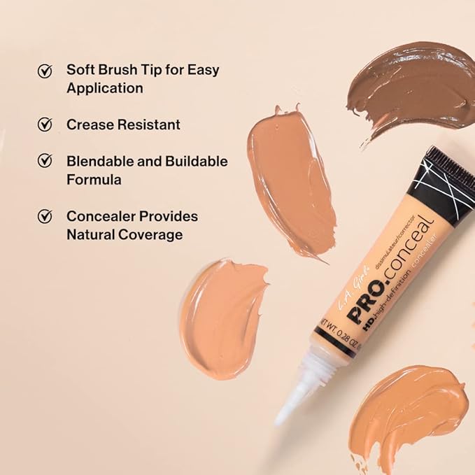 L.A. Girl Pro Concealer, Toffee, 0.28 Oz (LAX-GC984-B)