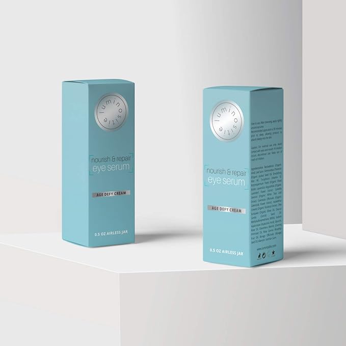 Under Eye Brightener Serum for Puffy Eyes & Dark Circles - Hydrating, Anti Aging, Under Eye Serum - Fast Absorption & Lightweight Finish