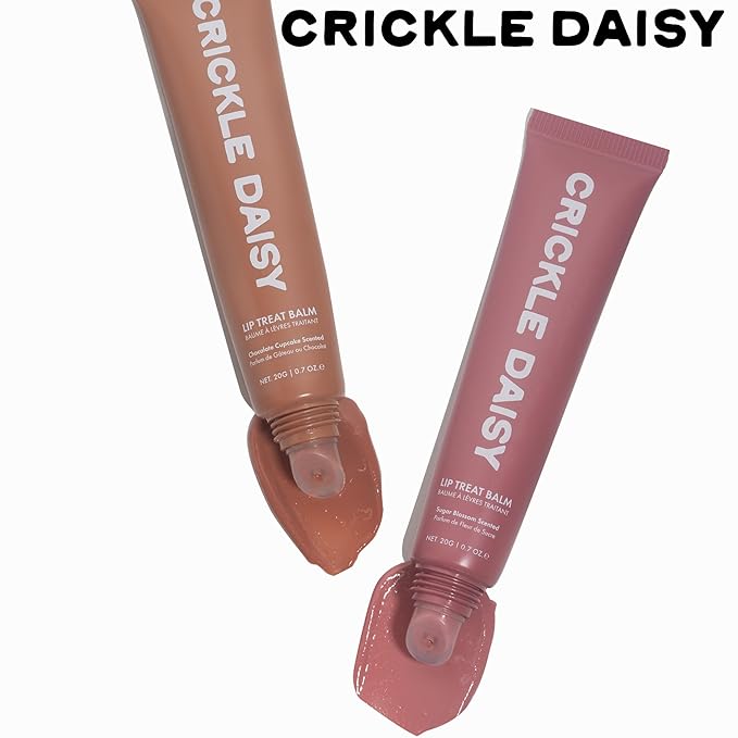 Lip Treat Balm - Hydrating & Nourishing Lip Balm with Avocado, Olive, and Coconut Oils - Softening Lip Moisturizer & Protection for Very Dry Lips - 1x Sugar Blossom & 1x Chocolate, 0.7oz