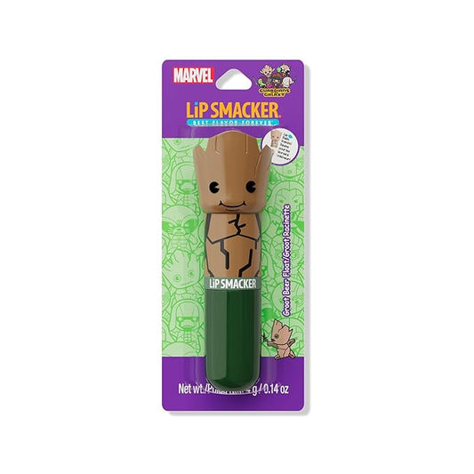 Lip Smacker Marvel Guardians of the Galaxy Lippy Pals, Clear & Glossy, Fun & Giftable, Cruelty Free – Groot Beer