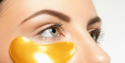 Nourishing Collagen & Peptide Under Eye Patches. With Vitamin E and Hyalauronic Acid. All Organic, Vegan and Paraben Free. (Black)